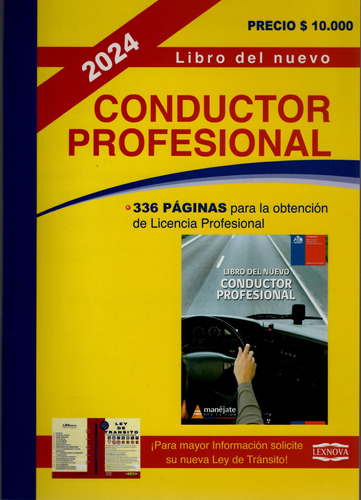 Libro Del Nuevo Conductor  Profesional Nueva Edición 2023