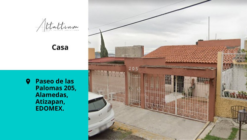 Casa En Venta De 190 M2, Paseo De Las Palomas, Las Alamedas, Atizapán, Edomex, Cerca De Mega Alamedas