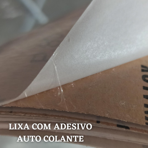 Lixa 220 Adesiva Colante Para Taco Lixador Manual Sem Velcro