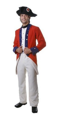 Disfraz Para Hombre Disfraz De Soldado Colonial Para Adulto 