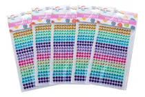 Comprar Cuatro Planchas De Strass Gemas Multicolor Rostro Cuerpo