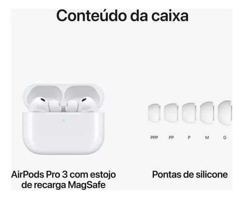 Apple Airpods Pro 3 | MercadoLivre