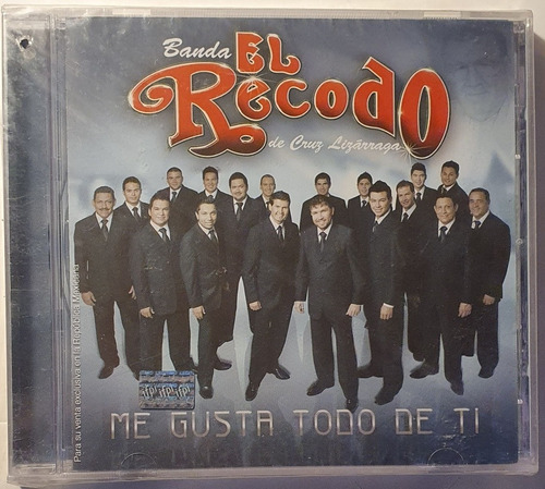 Cd Banda El Recodo - Me Gusta Todo De Ti - Fonovisa