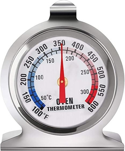 Termometro Para Horno Analogico En Acero Inox  50°c A 300°c