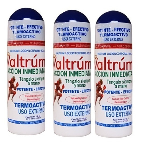 3 X Valtrum Santo Remedio 50g - L a $6997