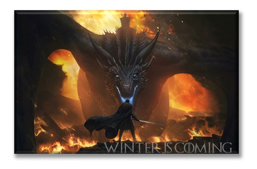 Cuadro Canva Winter Is Coming 60*90 Cm