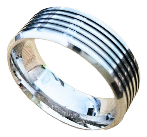 Anillo Argolla Hombre Mujer Acero Inoxidable