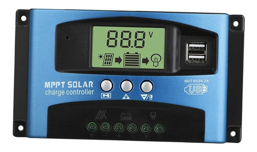 Regulador De Panel Solar Mppt 30a-100a 12v/24v, Controlador