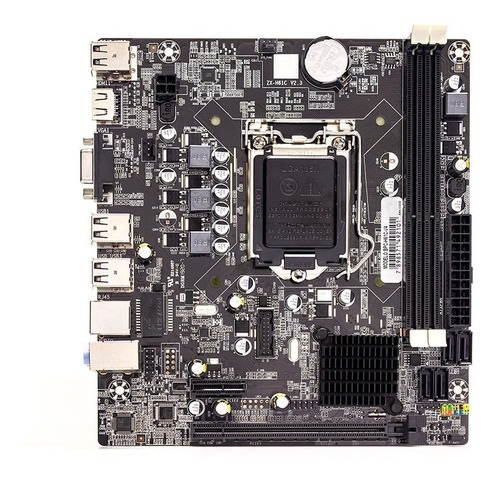 Placa Mae 1155 H61 Ddr3 Suporta I3 I5 I7 2° E 3° Geração