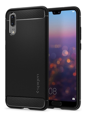 Funda Spigen De Lujo Rugged Armor Para Huawei P20