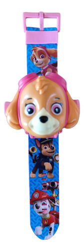 Reloj Paw Patrol Skye Proyector Infantil 24 Imágenes 