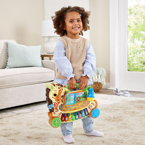 Piano De Brinquedo Vtech Zoo Jamz Giraffe Com 20 Músicas Por