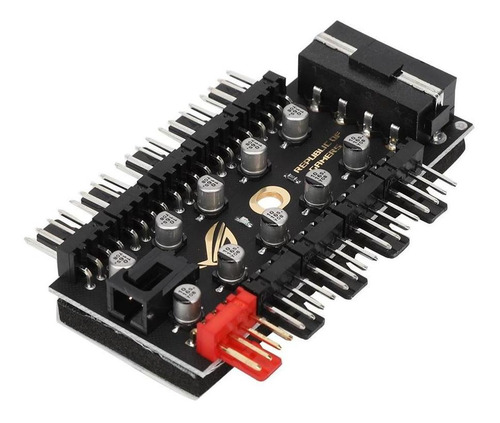 Wendry Pc Fan Hub, Chasis De Ordenador De 10 Canales De Alta