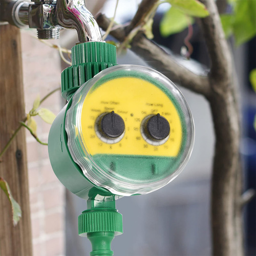Temporizador Automático De Riego Abs Verde Multifunción Color