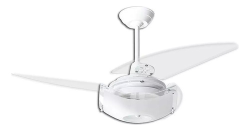 Ventilador De Teto Onix Quadrado Branco Pás Transparente