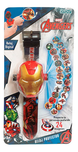 Reloj Proyector Ditoys Iron Man