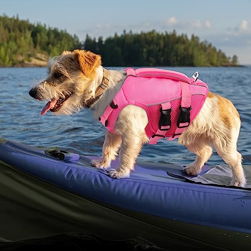 Asenku Chaleco Salvavidas Para Perros Con Asa De Rescate, Ch