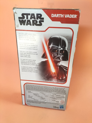Star Wars Darth Vader, Figura De Acción,24 Cm, Hasbro Disney (Usado)