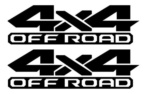 Adhesivo Sticker 4x4 Off Road Genérico Para Camionetas 