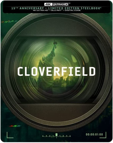 Cloverfield Monstruo Pelicula Steelbook 4k Uhd + Blu-ray