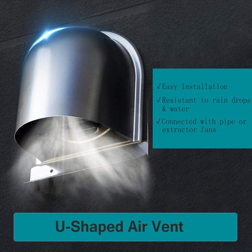 Capucha De Ventilación De Acero Inoxidable Impermeable J36 P