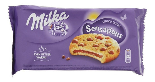Milka Cookies Recheado Sensations 156g - Biscoito Importado