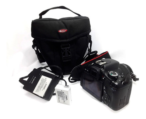 Canon Eos Rebel T3i Com Bolsa Triangulo E Tripé