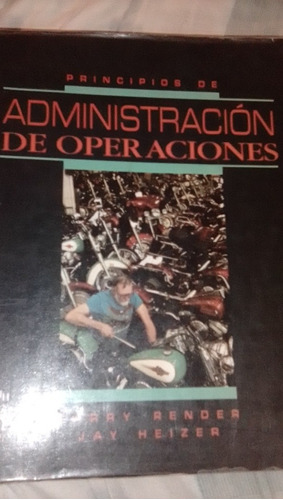 Libro Universitario Administración De Operaciones, Ing. Indu