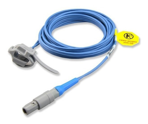 Oxímetro de pulso para dedo MedLinket AM801 celeste/gris