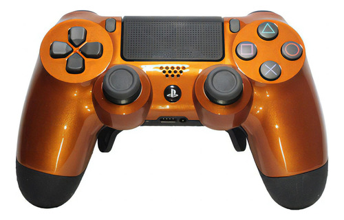 Controle Stelf Ps4 Metal Rust Casual Controle Sem Paddles