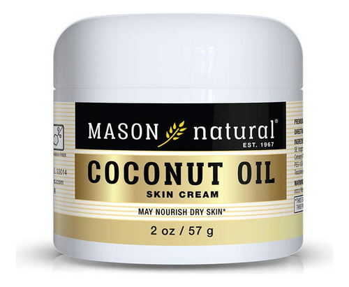 Mason Belleza Y Aceite De Coco Natural Crema 2 oz