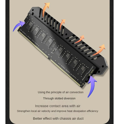 Enfriador De Memoria Ram De Aleación De Aluminio Ddr4/ddr5