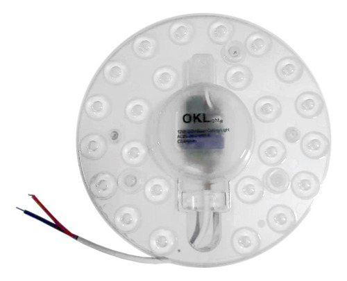 Lámpara Led Módulo Fuente Panel Techo Bulbo Luz Blanco 12w