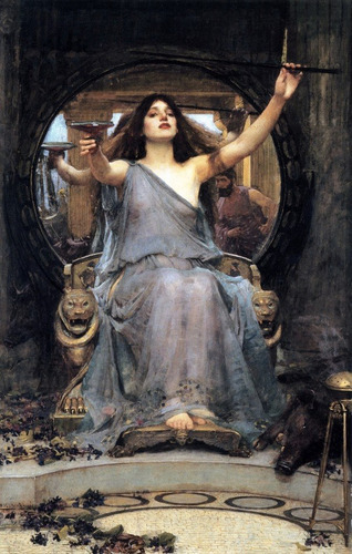 Poster Circe Offering Cup To Ulysses 60cmx90cm Decorar Sala