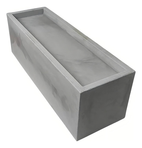Floreira Flat 67 (17l) Cor Cimento Queimado Japi