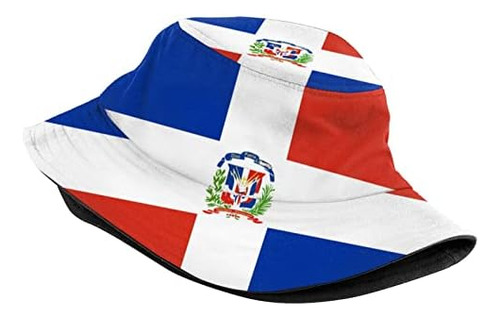 Lindos Sombreros De Cubo Con Bandera De Dominica, Gorra De A