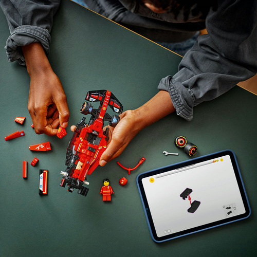 Legospeed Champions Ferrari Sf24 Formula F1 Más Piloto 77242 275 F1