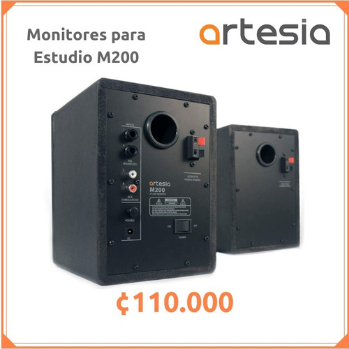 Imagen 3 de 3 de Monitores Para Estudio Artesia M200