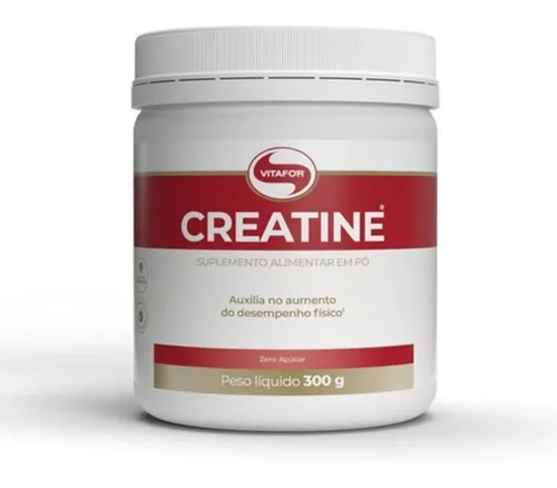 Creatina Monohidratada Creatine Vitafor 300g Sem Sabor