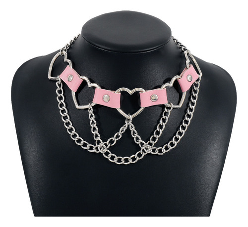 Collar Exagerado Estilo Punk Hip-hop, Collar De Amor Con