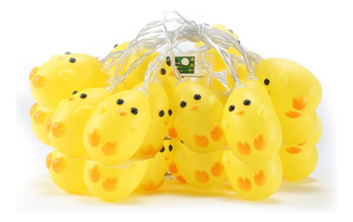 Decoración De Pascua Con Led Led, Lámpara De Pollo Amarillo
