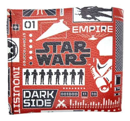 Imagen 3 de 5 de Billetera Shakka Star Wars Dark Side Muy Lejano
