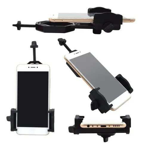 Soporte Adaptador Telescópico Para Celular De Alta Calidad Premium, Compatible Con Telescopios Y Dispositivos Móviles Everest