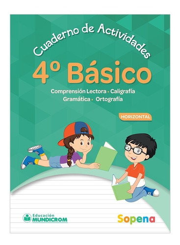 Cuaderno De Actividades 4° Básico Horizontal Sopena