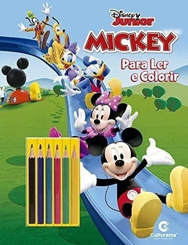 Livro Brincando Com As Cores Turma Do Mickey Com Lápis Culturama