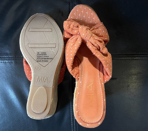 Imagen 3 de 3 de Zapatos De Taco Mujer Mia Raspberry Orange
