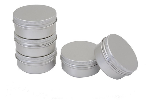 Ctkcom Screw Top Round Steel Tins,1/2-ounce, For Lip Balm, C