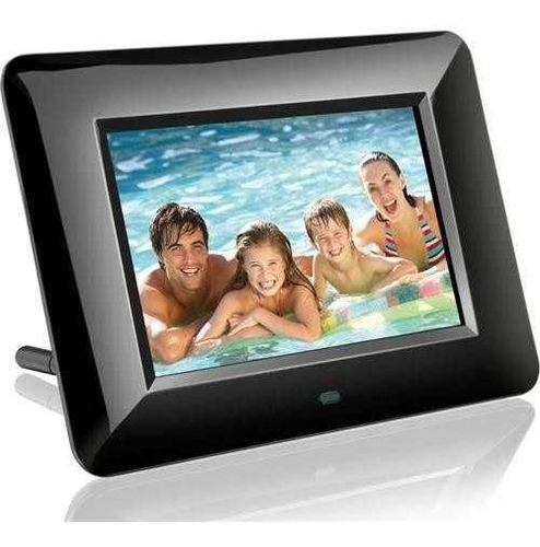 Porta Retrato Digital Multilaser Usado 7p Res 480x234 Usb,sd