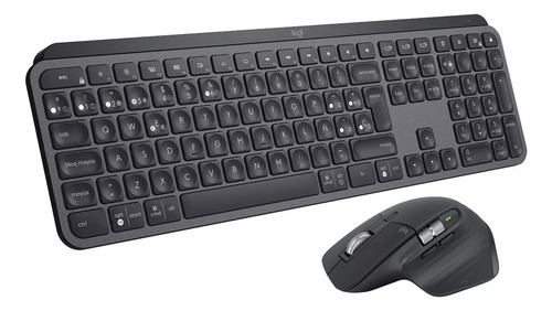 Kit Logitech Teclado Mx Keys S Y Mouse Mx Master 3s Grafito