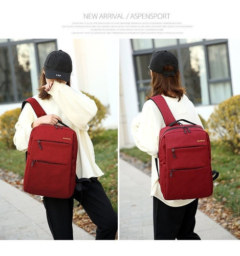 Mochila 3 Pack Rojo Vino